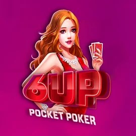Logo of 6 Up Pocket Poker from FlipLuck at OneRush Casino