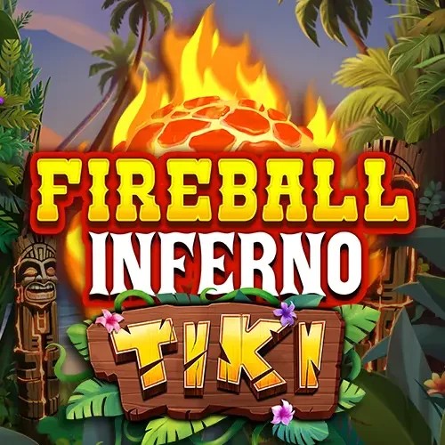 Fireball Inferno Tiki casino game by NetEnt – featured logo at OneRush Casino