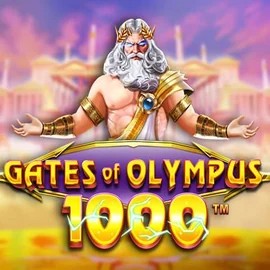 Gates of Olympus 1000 slot logo by Pragmatic Play at OneRush Casino