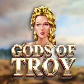 Slots logo of Gods of Troy from Red Tiger Gaming at OneRush Casino