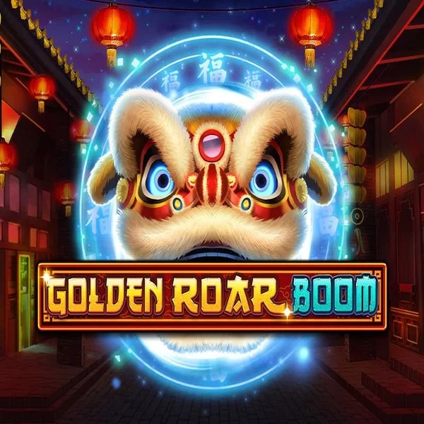 Golden Roar BOOM slot visual from Greentube available on onerush.eu.com