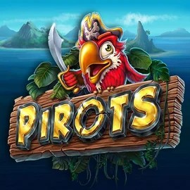 Pirots slot logo by ELK Studios at OneRush CasinoPirots